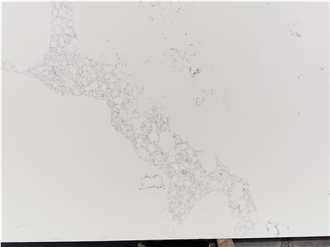 Q9201 Vietnam Made Calacatta White Quartz Slabs