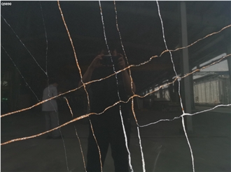 Viet Nam Quartz Stone Black Artificial Calacatta