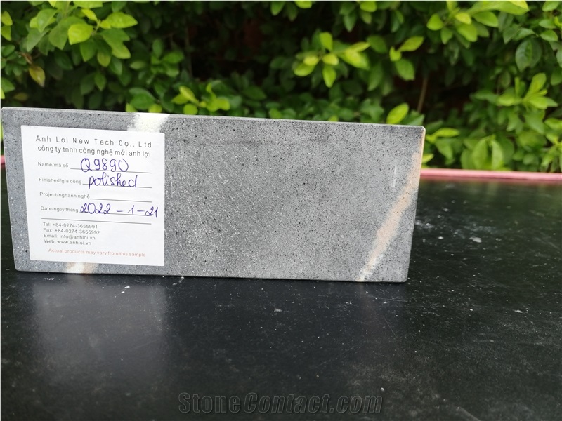 Viet Nam Quartz Stone Black Artificial Calacatta