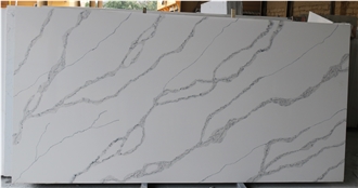 Vietnam Quartz Calacatta Series Big Quartz Slabs