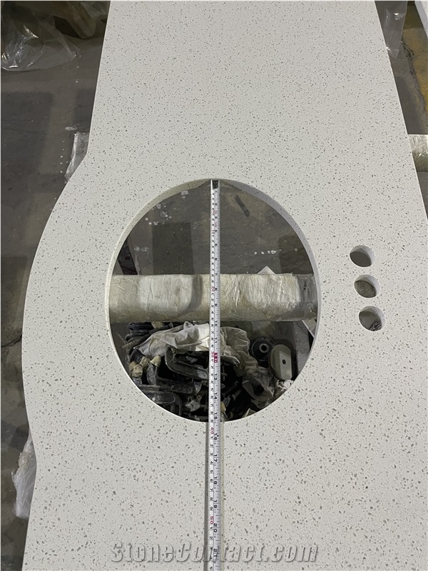 Vietnam Quartz Vanity Counter Top For Bathroom Countertop