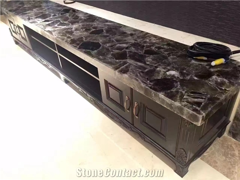 ZR006 Semi-Precious Stone Artificial Stone Countertop