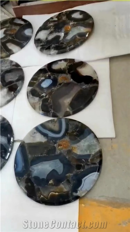 ZR011  Cafe Table Tops Semi-Precious Stone Table Top