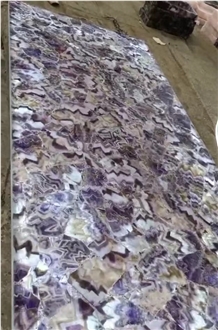 ZR012  Commercial Counters Semi-Precious Stone Reception Counter