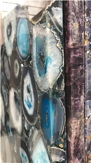 ZR015 Commercial Semi-Precious Stone Furniture Table Tops