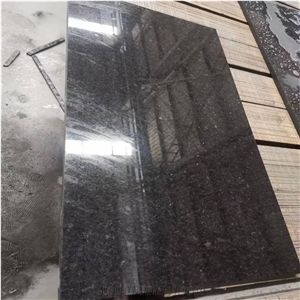 Angola Black Granite Polished Surface Slabs