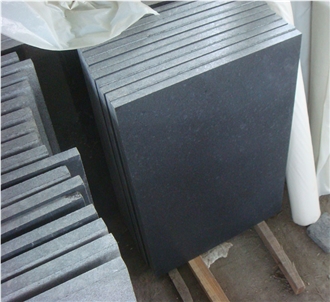 Honed G684 Black Basalt Tiles