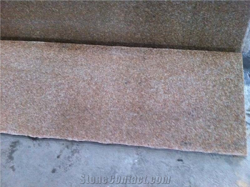 Golden Yellow Granite Flamed Slab