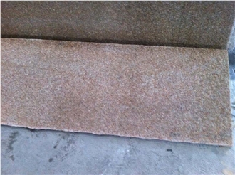 Yellow Rusty G682 Granite Slab Flamed Slab Tiles