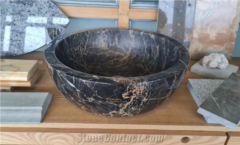 Portoro Marble Wash Basin