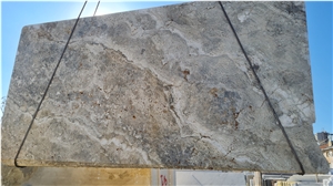 Travertino Silver Slabs - Silver Travertine Polished Slabs