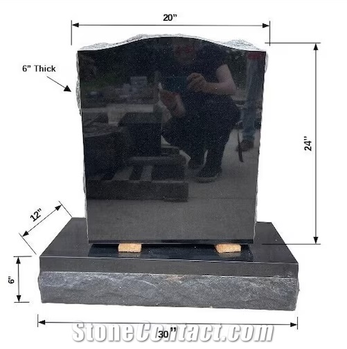 Black Granite Gravestone,Optimustone Black Granite