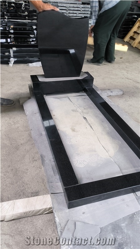 Black Granite Gravestone,Optimustone Black Granite