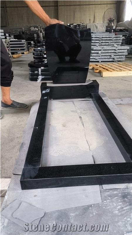 Black Granite Gravestone,Optimustone Black Granite