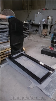 Black Granite Gravestone,Optimustone Black Granite