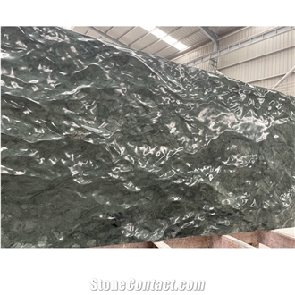 Black Marble Wave Liquid State, Spray Wave Custom Table