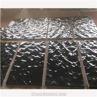 Black Marble Wave Liquid State, Spray Wave Custom Table