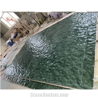 Green Marble Wave Spray Relief,Green Wave Wall Tile