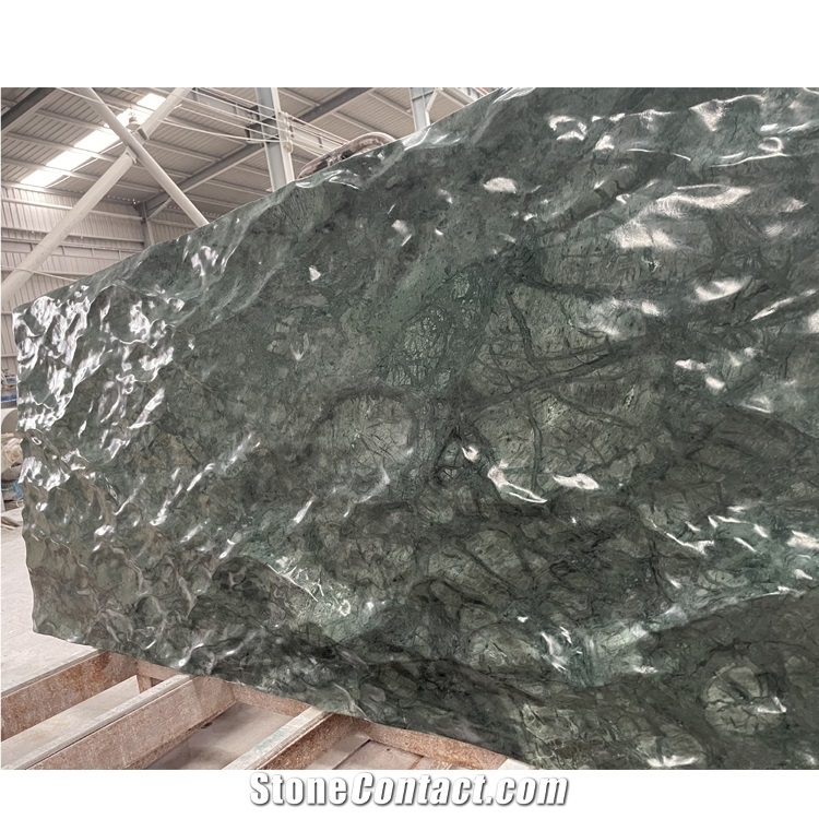 Green Marble Wave Spray Relief,Green Wave Wall Tile