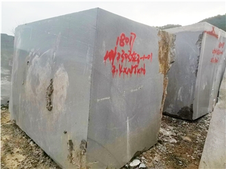 Cinderella Grey Marble Block, China Quarry Rock