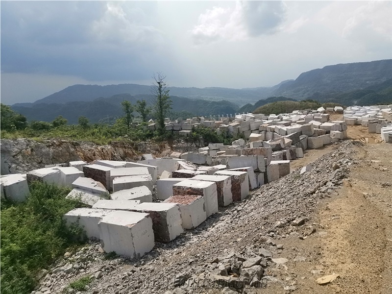 Cinderella Grey Marble Block, China Quarry Rock