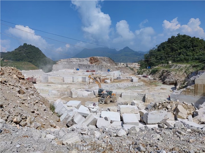 Cinderella Grey Marble Block, China Quarry Rock