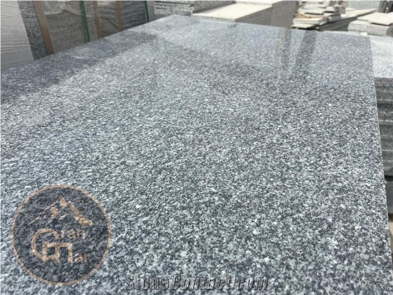 Gray El-Sherka Granite, Dark Grey Granite Tiles