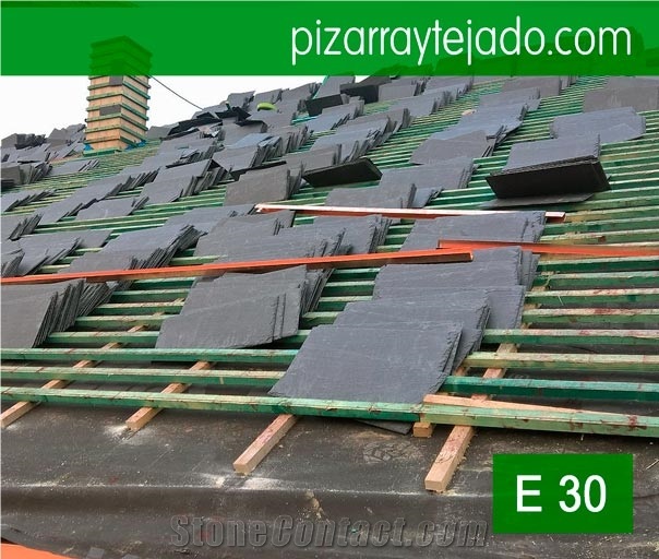 Pizarra De Leon Slate Rectangular Roofing Tiles