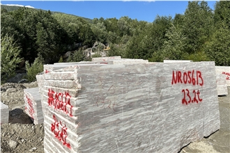 Norwegian Rose Marble Fauske Quarry