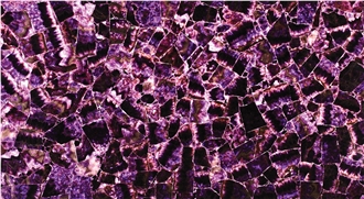 RSG Amethyist Backlite Semiprecious Stone Slabs