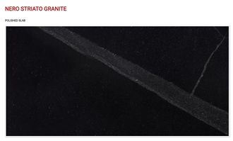 Nero Striato Granite Polished Slabs