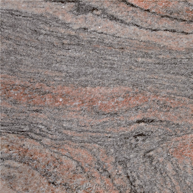 Rojo Altamira Granite Honed, Flamed, Sanded Tiles