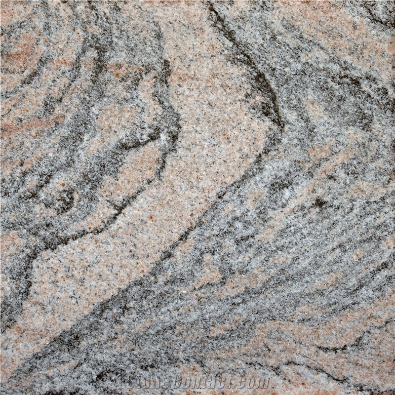 Rojo Altamira Granite Honed, Flamed, Sanded Tiles
