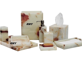 Onyx  Bath Canisters