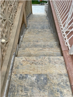 Cuarcita Altamira Gris Quartzite Steps