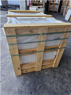 Moon Light Gray Marble Leathered Tiles