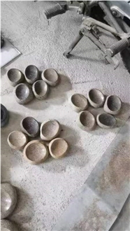 River Stone Bowl  Crafts/Gifts In Various Colour Handicraft