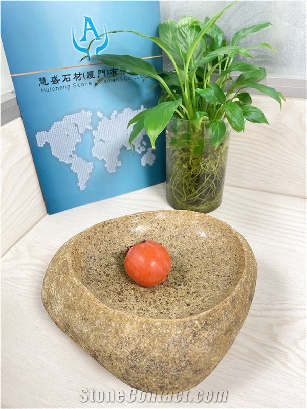 River Stone Bowl  Crafts/Gifts In Various Colour Handicraft