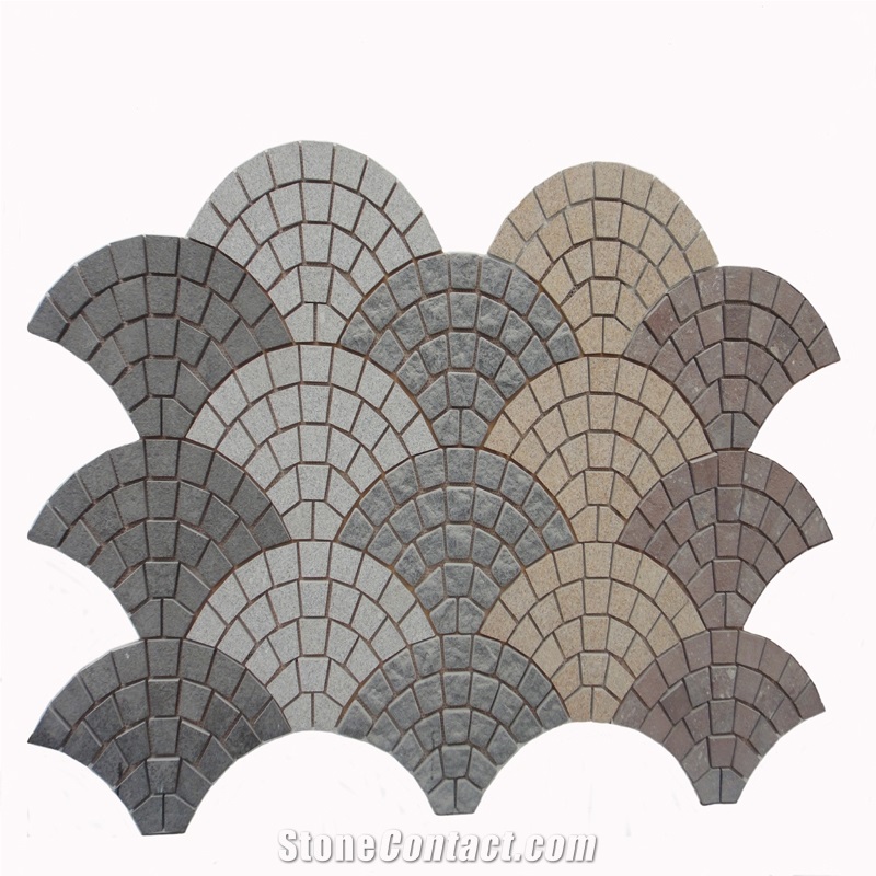 Cheap Dark Grey Outdoor Granite Block Paving Stone