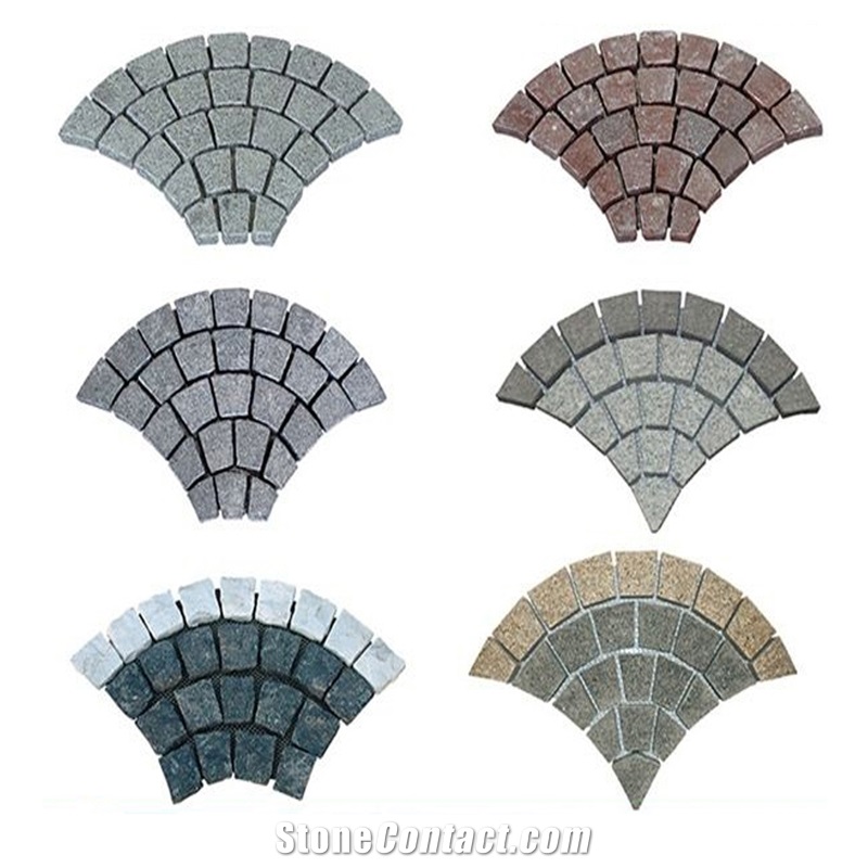 Cheap Dark Grey Outdoor Granite Block Paving Stone
