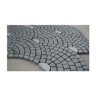 Cheap Dark Grey Outdoor Granite Block Paving Stone