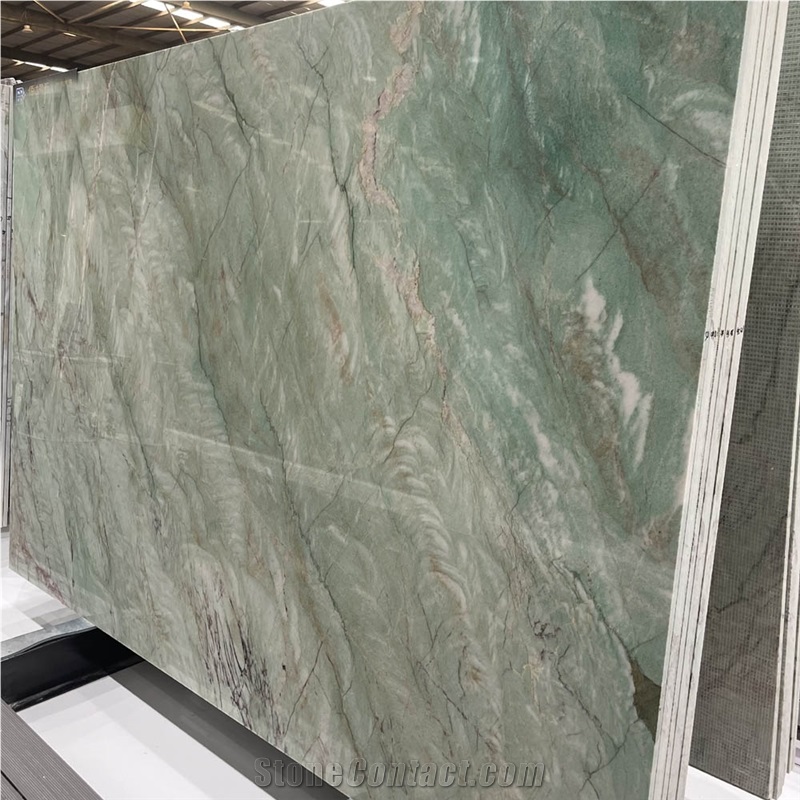 Verde Gaya  Green   Quartzite Brazil   Slabs