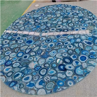 Blue  Semiprecious Stone Tiles
