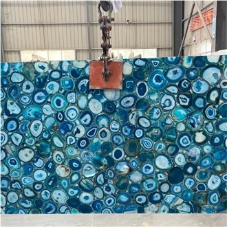 Blue  Semiprecious Stone Tiles