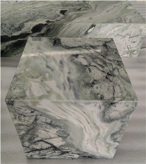 Green Marble Side Table