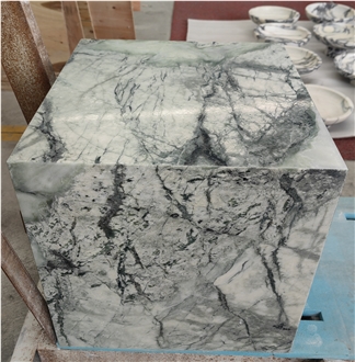Green Marble Side Table