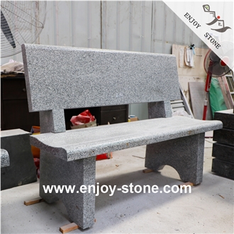 Bianco White, Padang Light, Light Grey Granite Garden Bench