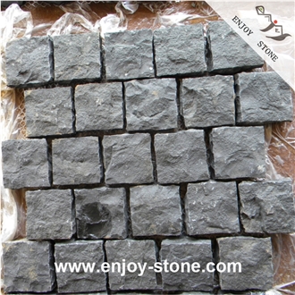 Black Basalt Mesh Backed Pavers
