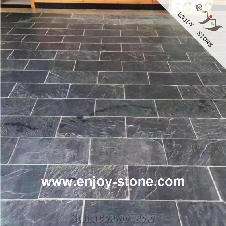 Black Slate Floor Tiles