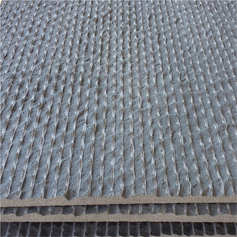 Chiseled Basalt Wall Cladding Facade